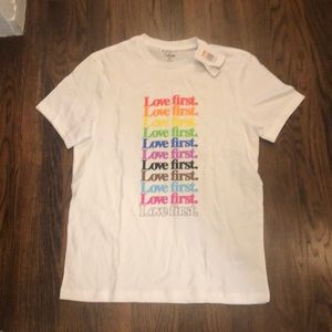 J Crew Love First Tee